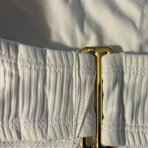 NWT Andie Wyndwood Rib Top Women's Size 3XL White Ribbed One Shoulder NEW - Picture 6 of 12